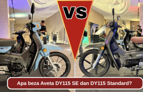 Aveta DY115 (2025) Standard atau DY115 (2025) SE