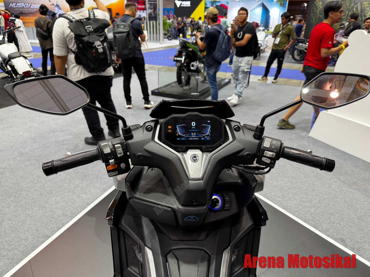 WMOTO Griffin 205 (2026) lancar di Malaysia Bike Show - Spesifikasi penuh, harga RM8,888 dan 4 warna pilihan