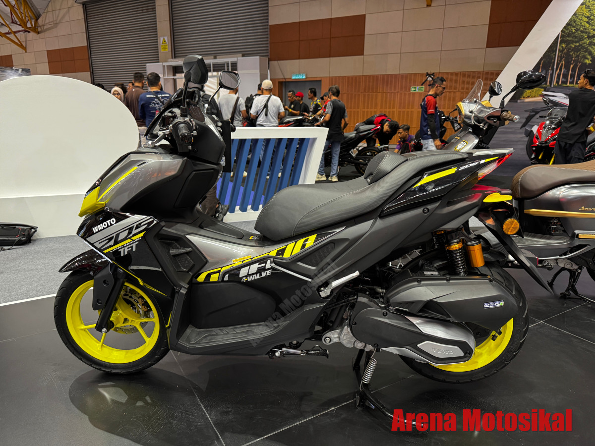 WMOTO Griffin 205 (2026) lancar di Malaysia Bike Show - Spesifikasi penuh, harga RM8,888 dan 4 warna pilihan