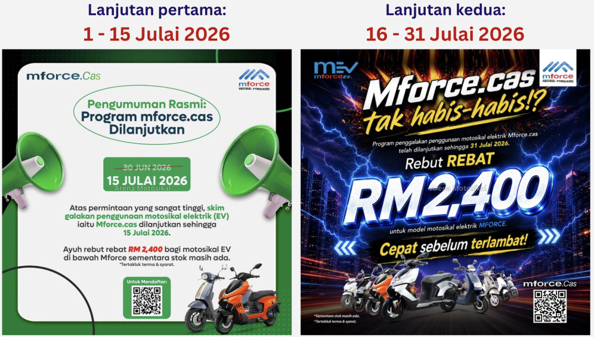mforce cas lanjutan tarikh kedua