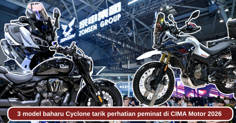 Hudhud Cyclone 3 model Cyclone ini berjaya curi tumpuan orang ramai di CIMA Motor 2026 ...